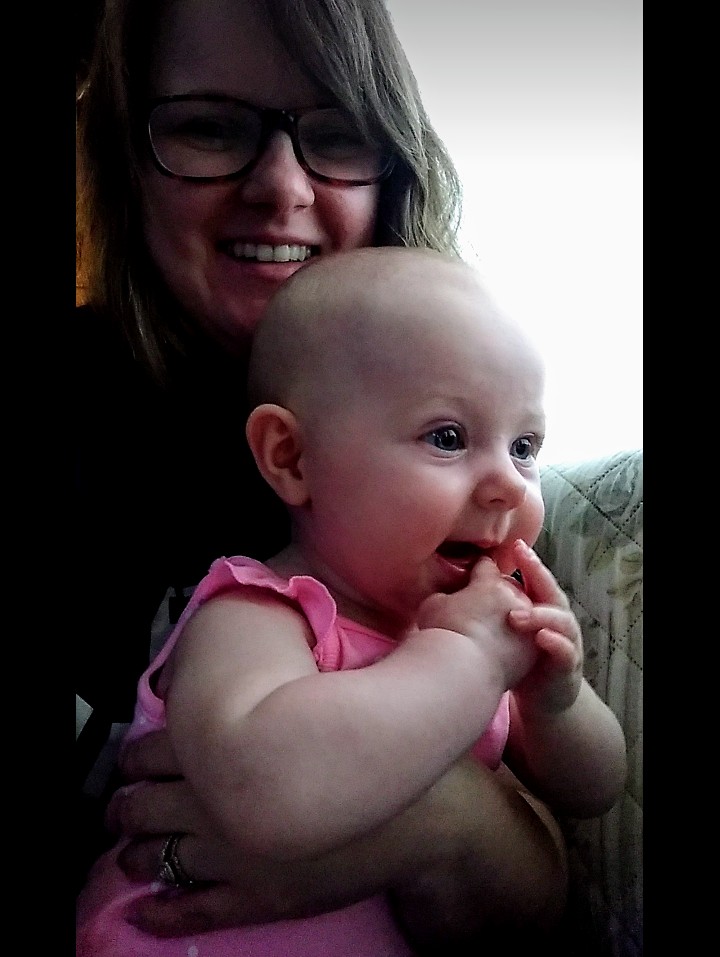 MrsMurph88's tweet photo. Enjoying the Ron Clark live PD @mrronclark_ my little sidekick thought it was great and talked to the computer until she decided to take a nap 🤗 
@LMESTigerNation https://t.co/kLZyVKgdBe