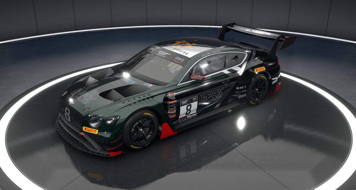My, oh my! 🤩 K-PAX Racing takes to the sim world with its stunning liveries! Watch our @BentleyRacing #ContinentalGT3 cars race virtually around the globe in #SROesports!