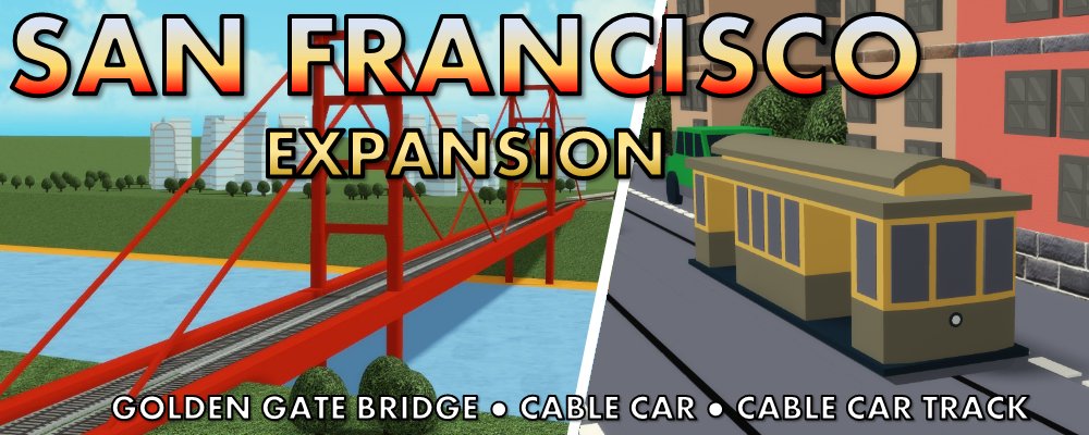 Naco88 On Twitter Also New San Francisco Dlc Ittybittyrailway Robloxdev Cable Cars Golden Gate Bridge Cable Car Road Track Cable Car Station Pyramid Skyscraper - cable car road track san francisco roblox Naco88 On Twitter Also New San Francisco Dlc Ittybittyrailway Robloxdev Cable Cars Golden Gate Bridge Cable Car Road Track Cable Car Station Pyramid Skyscraper - san francisco roblox