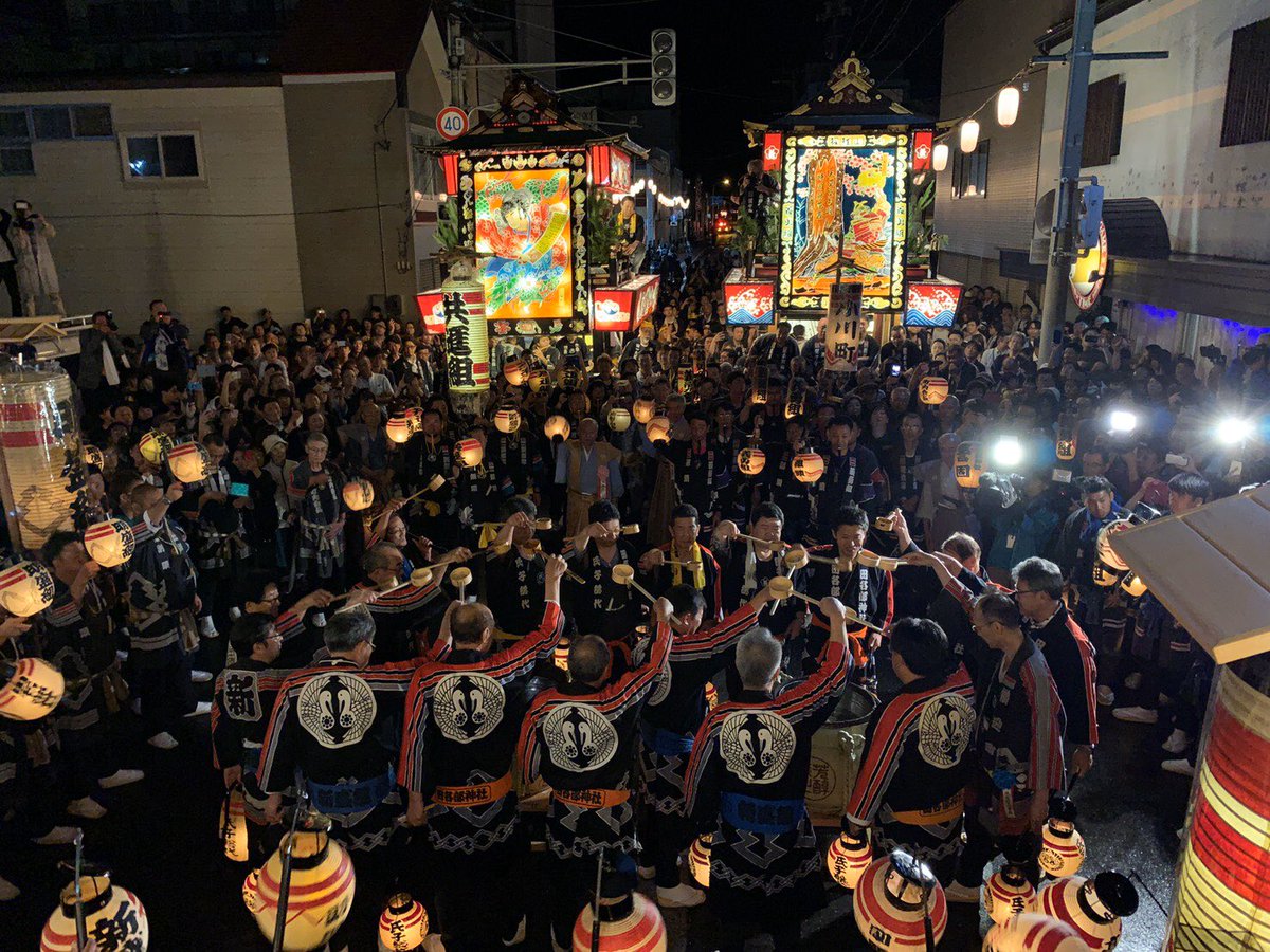 むつ市長公式ツイッター 新型コロナウィルス対策274 田名部まつりも山車の運行等まちなかのお祭りはなしとなりました 神社内での神事のみ限定的に行うそうです 本当に心から残念です 来年こそはの思いを込めて昨年の写真です むつ市 新型コロナ対策
