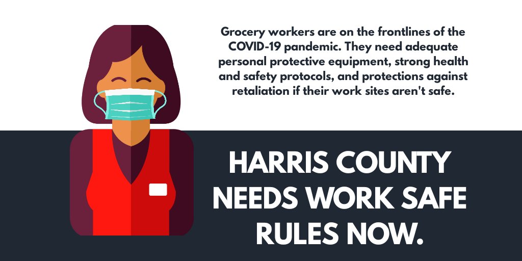 It's not enough to call grocery workers heros - they need real protections at work. #WorkSafeNOW