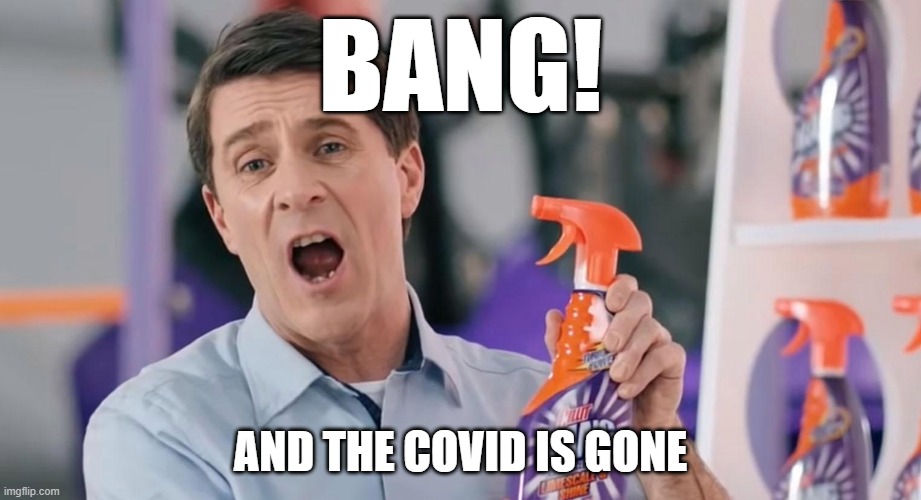 TheCarlWheatley's tweet photo. I knew Barry Scott would save us all one day 

#disinfectant #trump #dontinjectdisinfectant #WhiteHouseBriefing https://t.co/HJMMKJ98kg