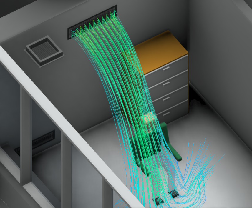 simulation_hub's tweet photo. The PMV and PPD plots below captured using @simulation_hub #hvac CFD app show the exact areas where the occupant feels discomfort. Using such insights HVAC system #designers can #optimize diffuser positions to provide optimal thermal comfort.

Case study:
https://t.co/3jKeiVbB4f https://t.co/N2m2JGHhhf