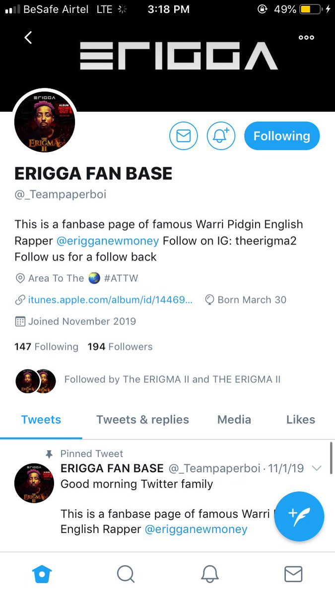 savage11711294's tweet photo. @pelemanewmoney @Team_erigga @_Teampaperboi https://t.co/Xr87SP47eo