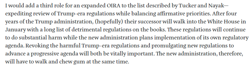 She adds that we're going to need a kind of Regulatory Truth and Reconciliation Commission after the damage of the Trump years. You can read daily from  @eilperin  @washingtonpost about these tragedies. https://www.washingtonpost.com/climate-environment/2020/04/21/this-coal-company-with-ties-trump-administration-just-got-10-million-small-business-loan/