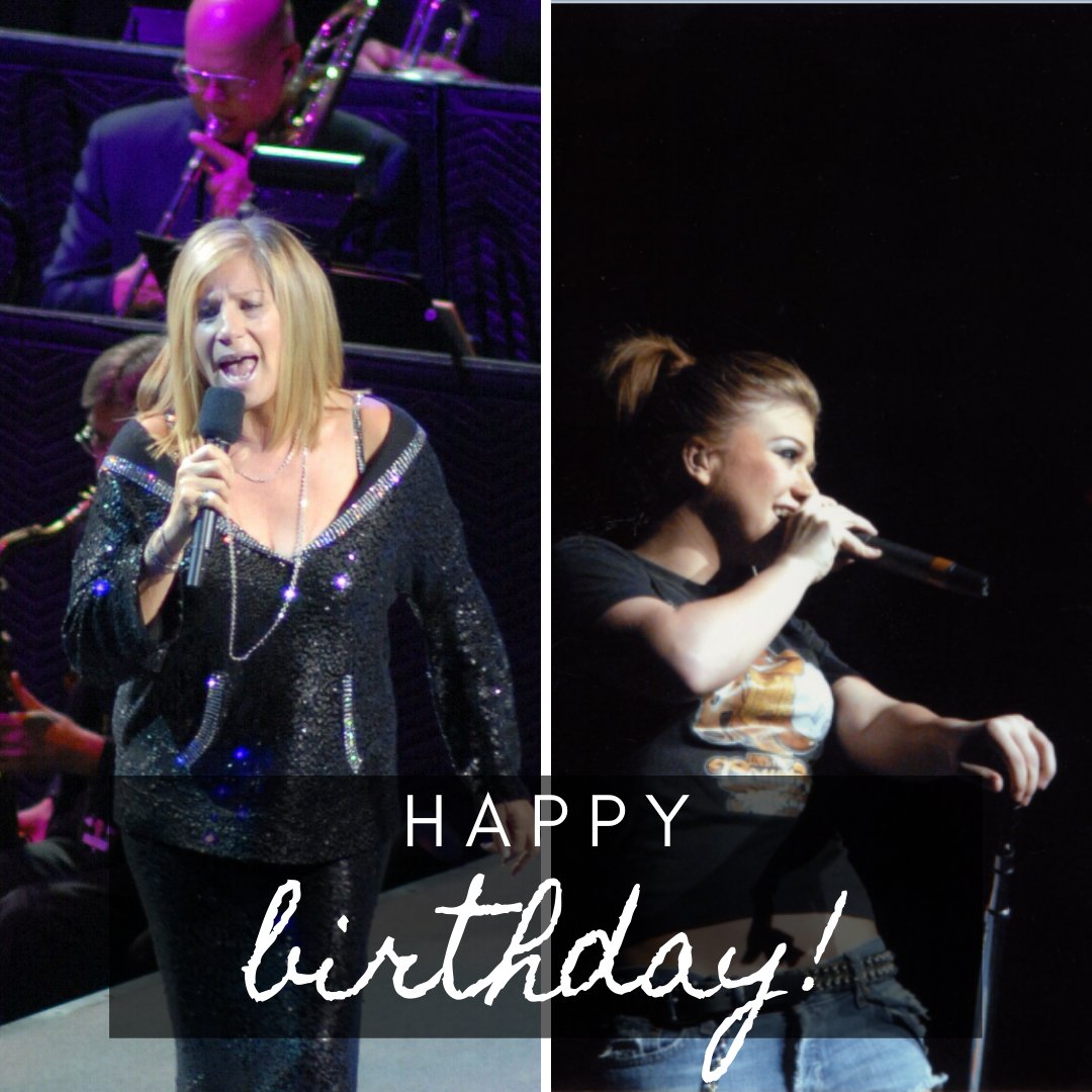 Did you know Kelly Clarkson & Barbara Streisand share a birthday today?
Wishing both of them a very happy birthday! 