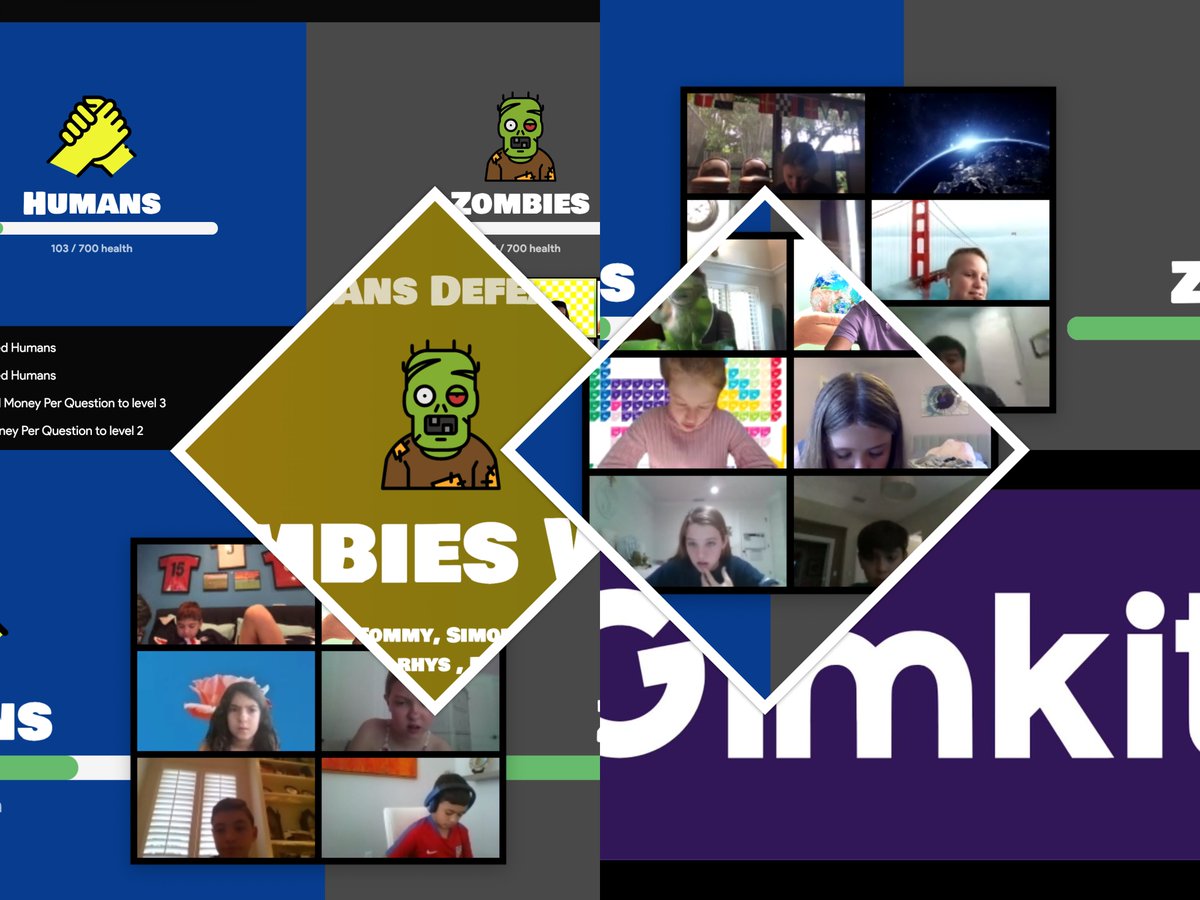 Engaging students virtually, reviewing elements and the periodic table with Gimkit!  #gimkit #humansvszombies #lhpclassroom