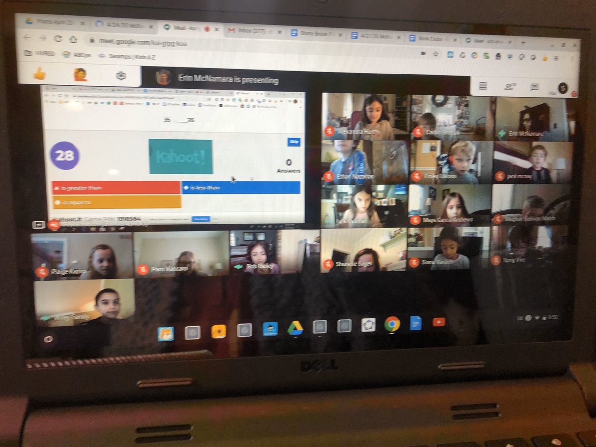 Comparing numbers Kahoot style! #BearTavernPride