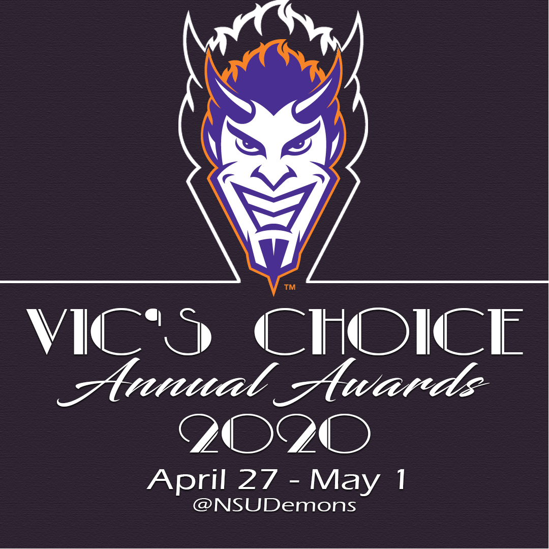 NSUDemons's tweet photo. π¨ COMING MONDAY π¨
It's the start of #VirtualVicsChoice Awards. Keep this handy to know who the winners are -- and when you'll hear from them.
#ForkEmDemons https://t.co/ASAkg6GRwW