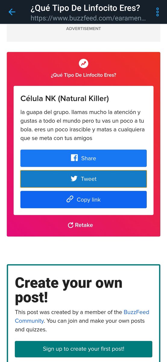 LinfocitoCD8's tweet photo. @KahlanAmnell_ No es lo que esperaba, pero estoy satisfecha. https://t.co/53tn1oZjhx