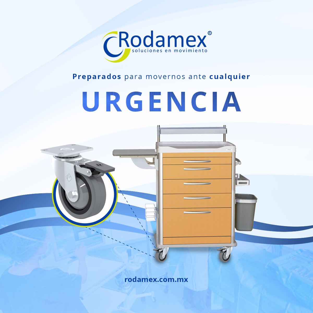 RodamexMx's tweet photo. En #Rodamex apoyamos cualquier urgencia de la #industria #médica con nuestras #ruedas siempre una vuelta adelante #SolucionesEnMovimiento #QuédateEnCasa #SanaDistancia https://t.co/nflYwFZZKl https://t.co/O134CnqwDi