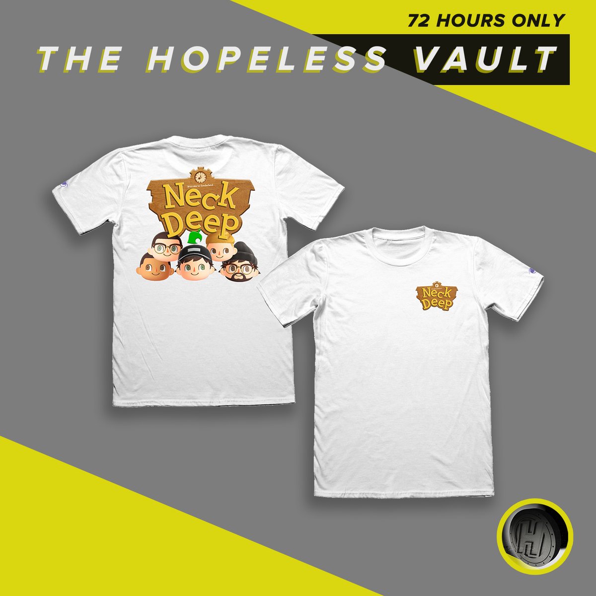 neck deep animal crossing shirt