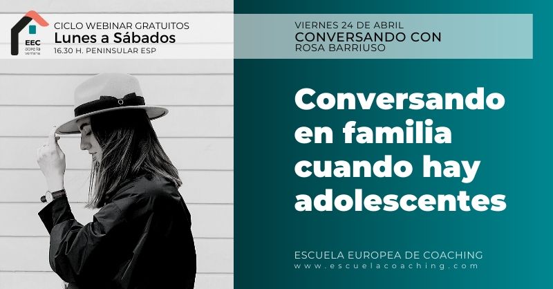 eec_coaching's tweet photo. El confinamiento nos brinda oportunidades, ¿qué balance hago de este tiempo que sí o sí he tenido que pasar en casa? ¿he sacado provecho del tiempo en familia? 
preguntas de @RmBarriuso #webinar #familia #adolesencia #conversandocon https://t.co/QqUBsT9ygt https://t.co/Rr48OoJZwe