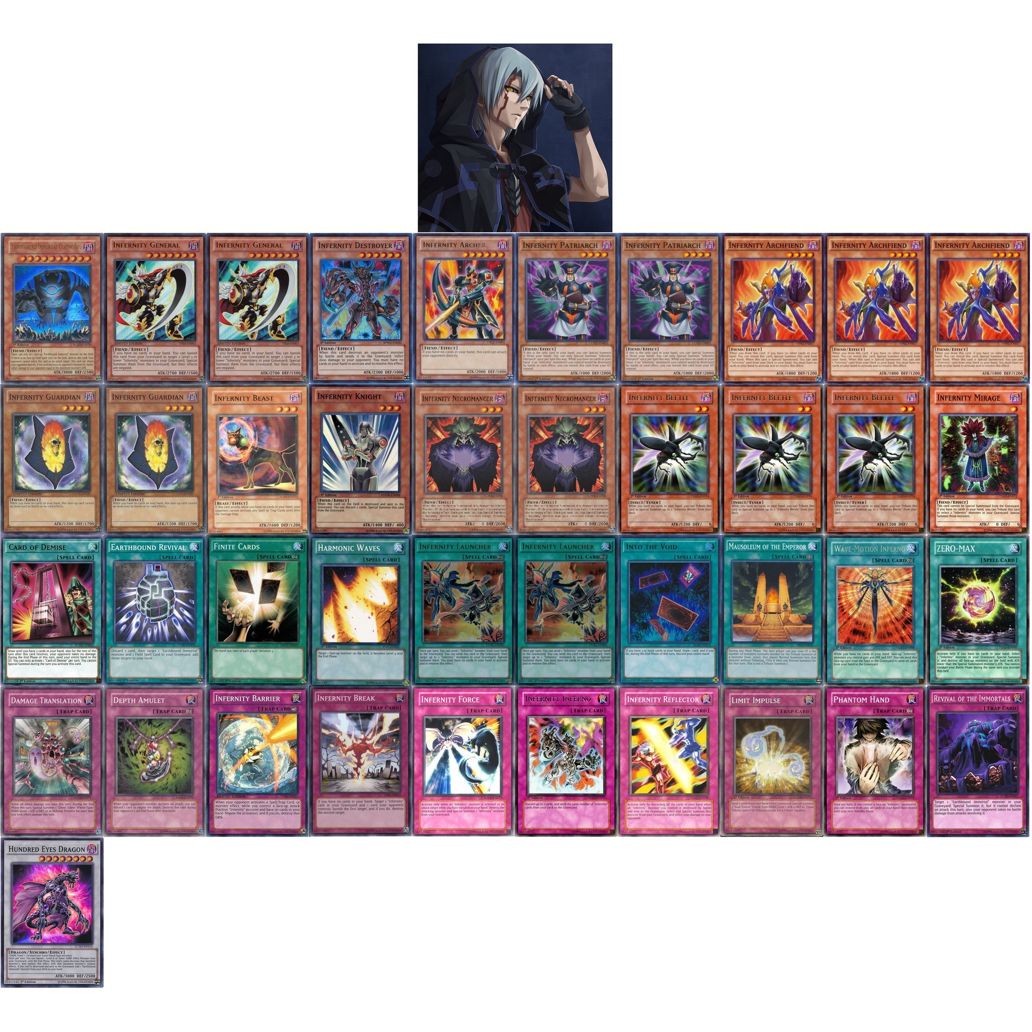 Yu-Gi-Oh! 5D's - Kalin Kessler's Complete Infernity Synchro Deck