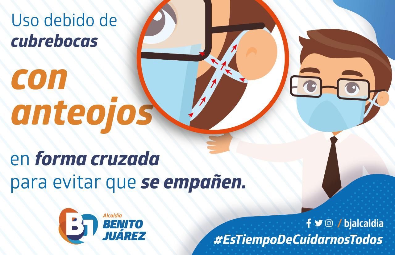 Uso de lentes y cubrebocas new arrivals