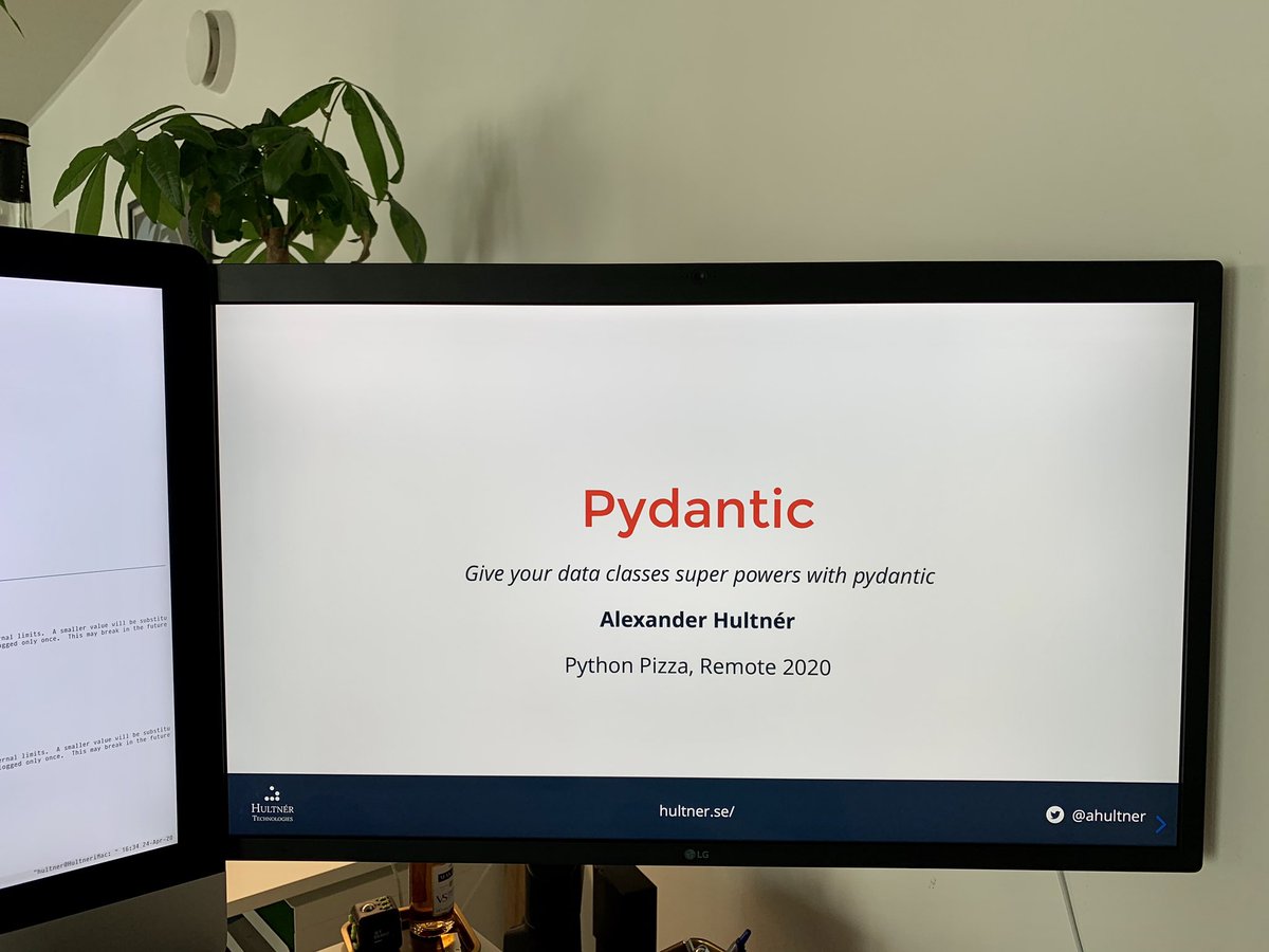 ahultner's tweet image. Almost time, less than 24 hours remaining to my talk @pythonpizzaconf.
#pythonpizza #python #remotepythonpizza #remoteconference