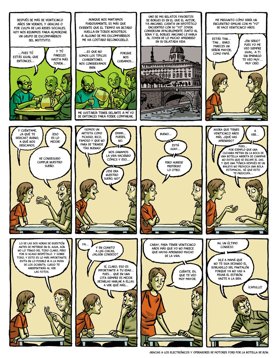 paco_roca's tweet image. Cómo le contaríamos a nuestro yo del pasado que llevamos más de 40 días en pijama #YoMeQuedo #YoMeQuedoEnCasa
