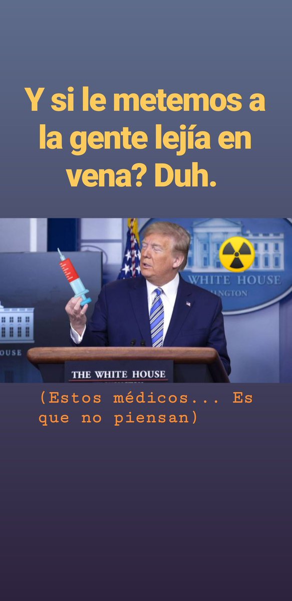 MartaPH's tweet image. Trump es más listo que los médicos. #Trump