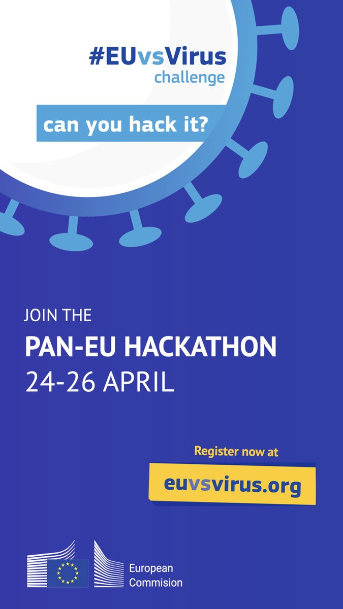 REA_research's tweet photo. To hack the #EUvsVirus challenge #H2020 i-CONSENT will gather & share ideas on how to produce informed consent, adapted to citizens needs and easy to understand, especially in critical situations!
Join 👉https://t.co/kqHKIa3ILh
#HackforEurope https://t.co/4dO5h6A56O