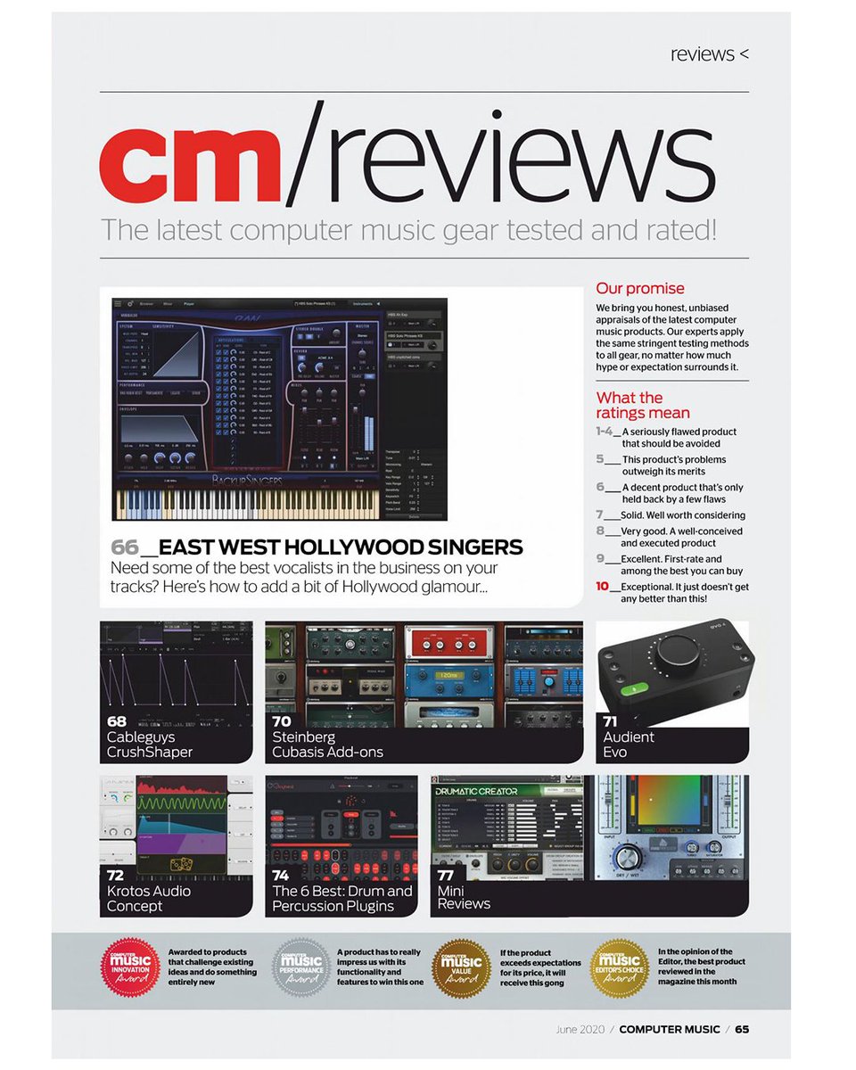 Audiomodern's tweet photo. Excited to see both #Filterstep and #Playbeat featured on the latest CM282 June 2020 issue of @computermusicuk ⚡️
.
.
#musicproduction #musicproducer #computermusic #beatmaker #musician #Audiomodern #sampling #studiolife #sounddesign #mobilemusic #music #ableton #daw #plugins https://t.co/DnfE4SW7hI