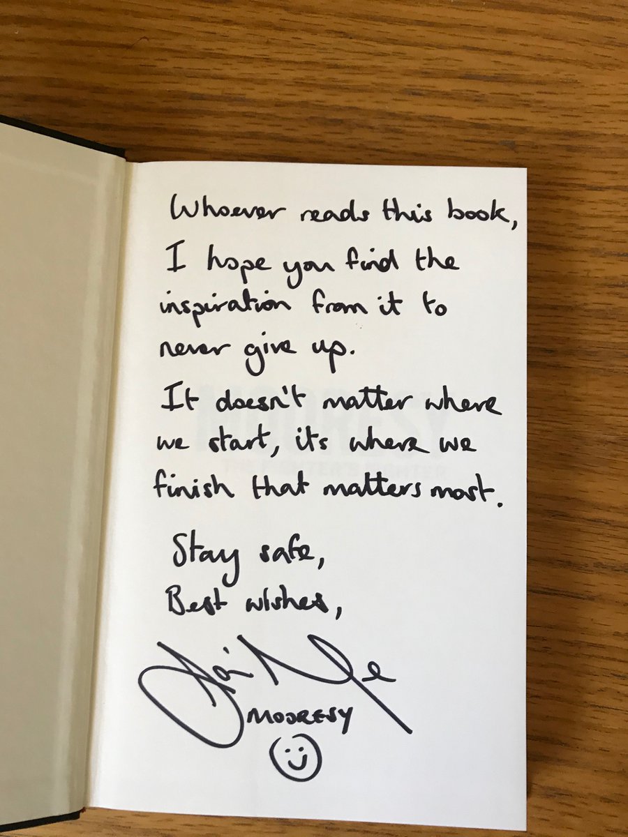 Thank you for the book@JamieMoore777.
The message inside meant a lot to our residents.