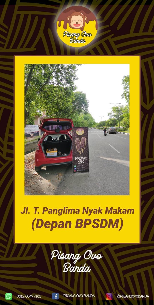 Banda Aceh dan sekitarnya besok bisa mampir untuk beli bukaan, kita promo terus sampe mampus.