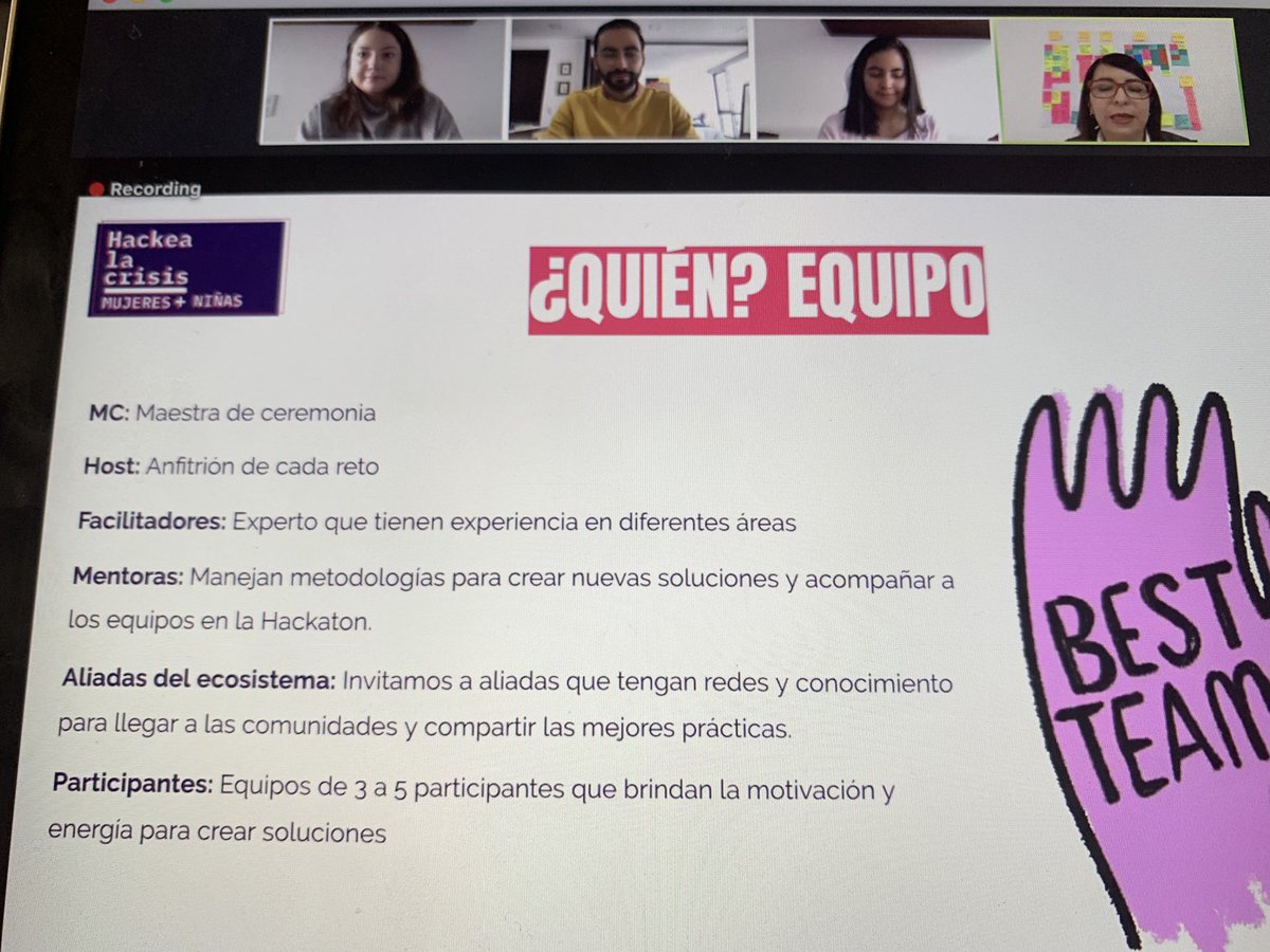 magabrielaayala's tweet image. Arranca #HackeaLaCrisis! El Laboratorio de Aceleración de @PNUDEcuador participa en la hackatón virtual de 48 horas para encontrar soluciones #innovadoras a los desafíos que enfrentan las #mujeres y #niñas durante el #Covid_19!
 @IMPAQTOec  @UNDPAccLabs #AcceleratorLab