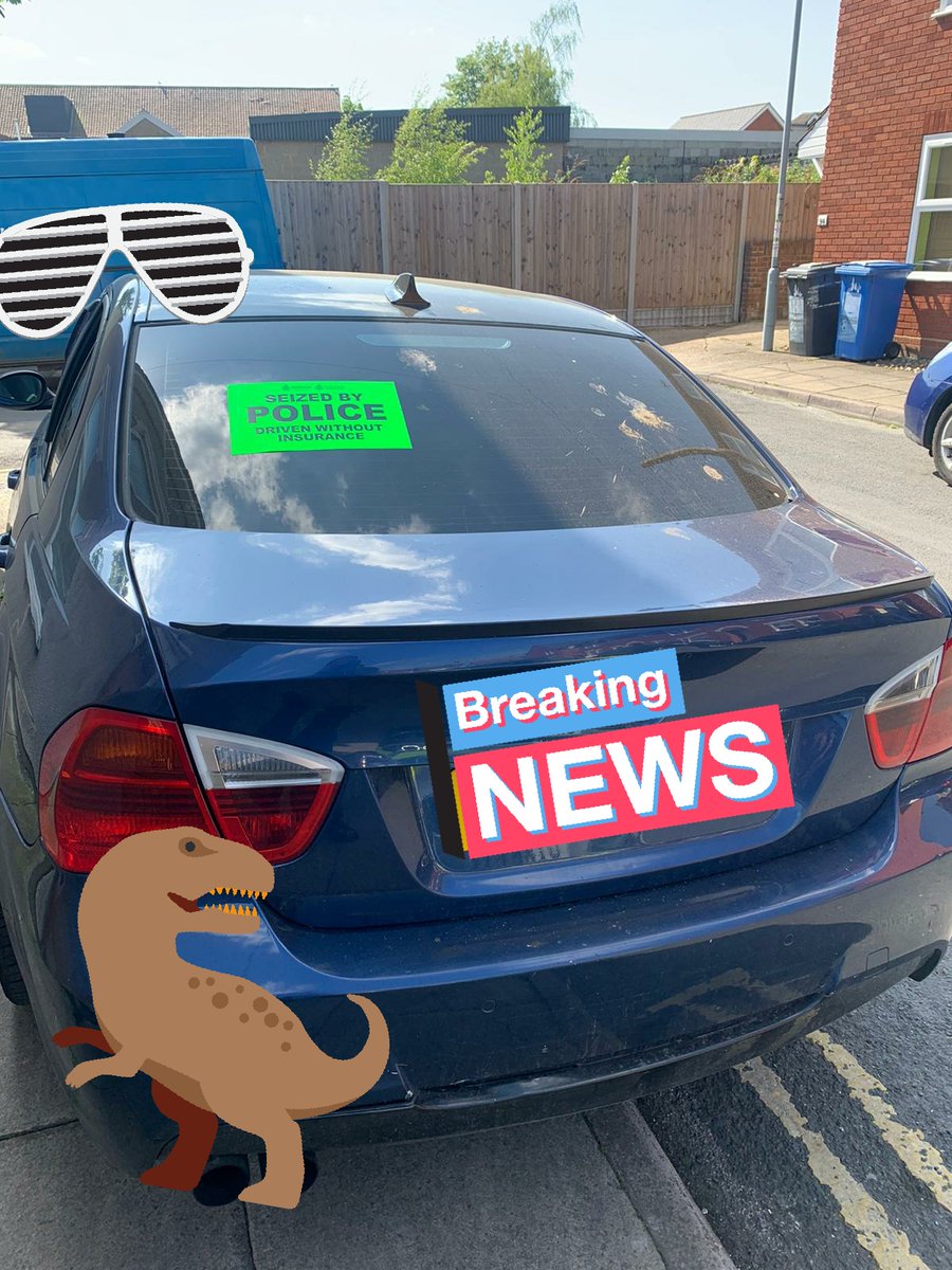 NSRAPT's tweet photo. #Traffic #PHQ spied a 🚘 acting in a strange manner in #Ipswich 

Driver has tried to evade 🚔 but failed, being caught further down the road

Turns out 🚘 had no insurance 

#seized #TOR

#PC1833 https://t.co/yrjg58sVtQ
