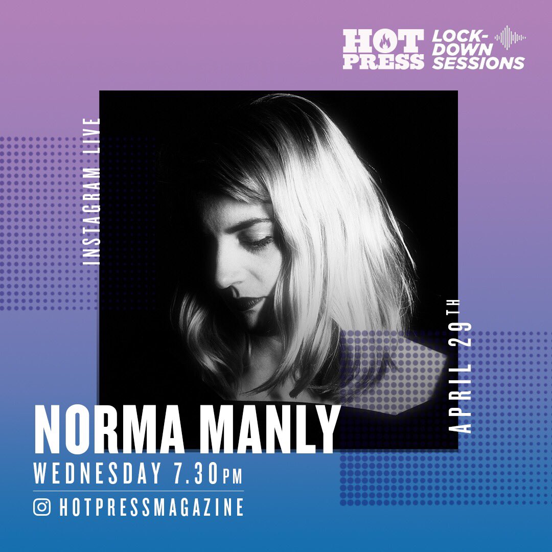 This Wednesday, I’m taking over Hotpress lockdown sessions on Instagram live. Come join me from 7.30pm. #hotpressmagazine #LockdownSessions #liveoriginalmusic