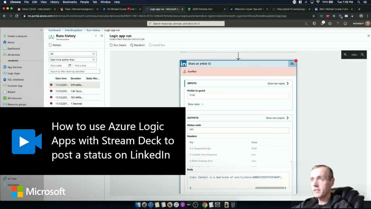 Did you know you can use #Azure to post on LinkedIn for you?

Check it out: bit.ly/2xwEwG1