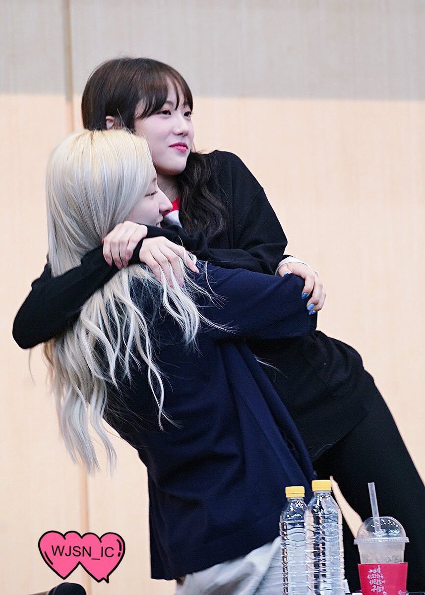 eunseo carrying cute babies; a thread