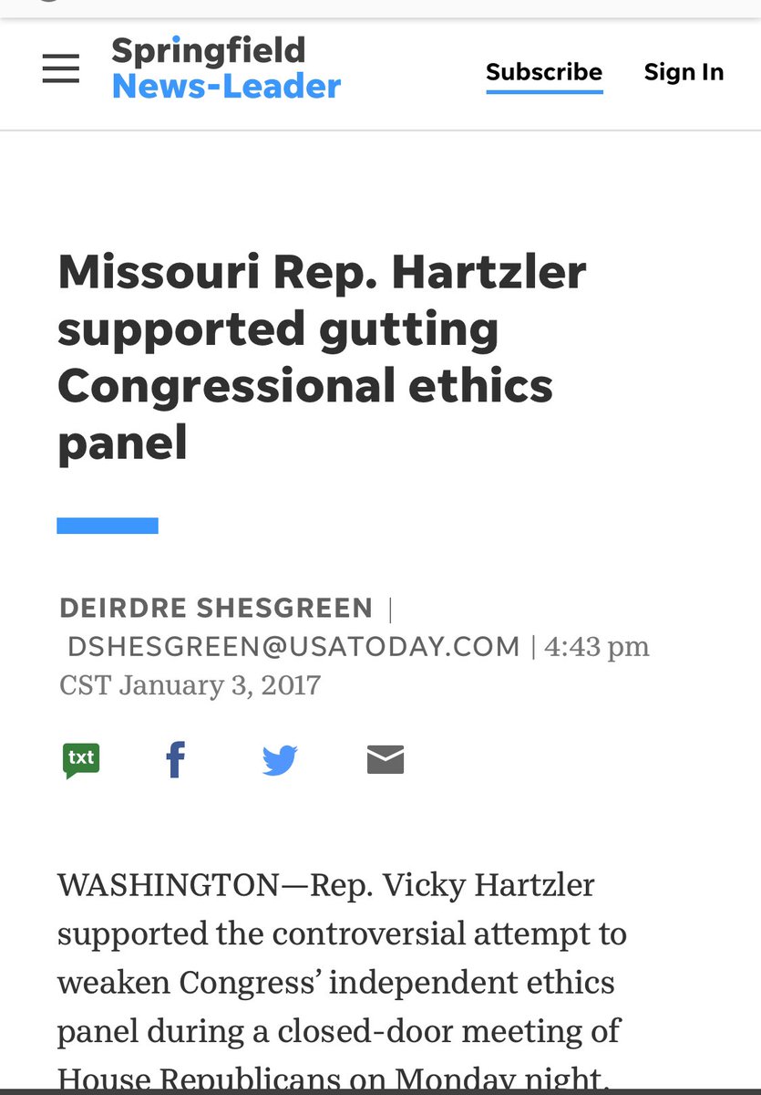 It won’t surprise you that Vicky Hartzler voted against this measure.She’s allergic to accountability.She once tried to dismantle the entire Office for Congressional Ethics. And this oversight committee will look into where our taxpayer money went.9/