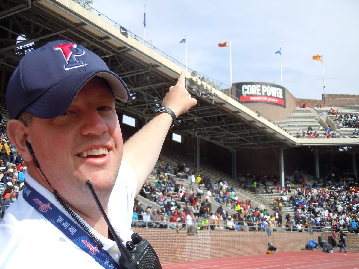 PennAthleticOps's tweet photo. Today we're missing the traditions of @pennrelays The flags of colleges & countries around Franklin Field, the taste of a beef patty, the long walk to the Throws, the reunions of alumni & families, & of course...rain on Friday! #PennRelaysWeek https://t.co/lBTzSRpHH8