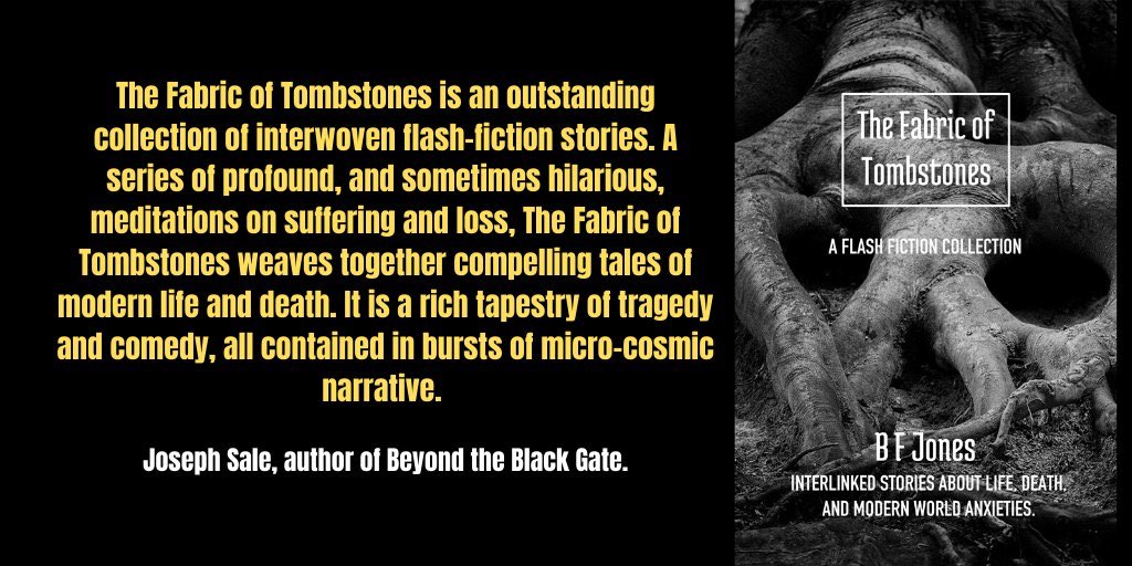 TheWritingColl1's tweet photo. It’s fabulous to see all the love for our latest title - ‘The Fabric of Tombstones’ it’s a #flashcollection that when we first read it we needed to share it with the world! It’s available here 👉🏻 The Fabric of Tombstones https://t.co/inBFOZVNeg - congrats @Fijo_Frenchie 👏🏼👏🏼👏🏼 https://t.co/Vb9u90AOXH
