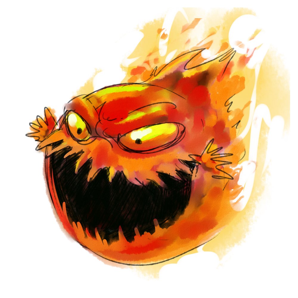 すぎやん Ffシリーズの有名なモンスター ボムをうろ覚え描き