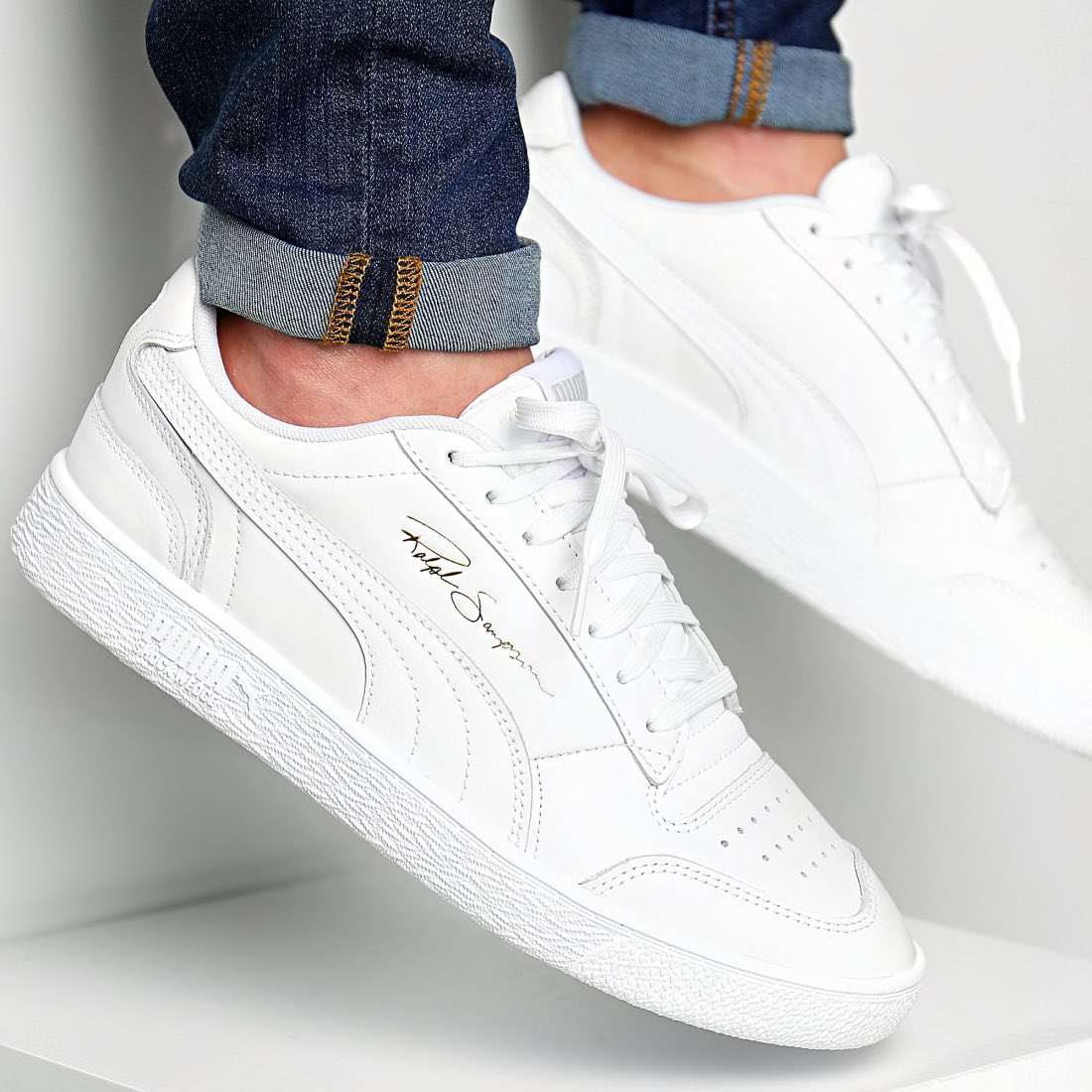 puma ralph sampson triple white