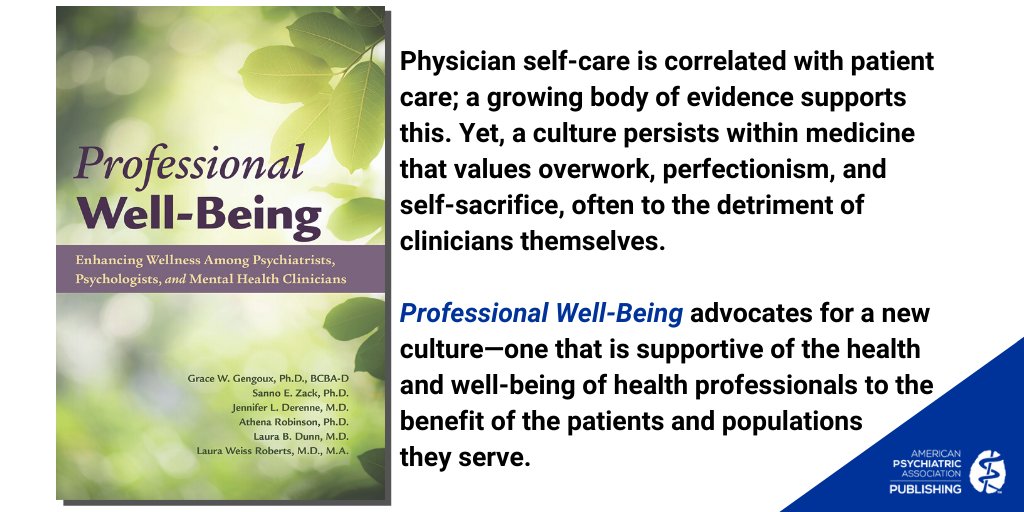 APA_Publishing's tweet photo. Professional Well-Being is Now Available! https://t.co/0U0Z3sGs1R
#mentalhealth https://t.co/Ekf0MxbsA3