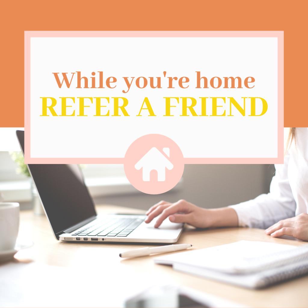 You’re at home—remember who helped you find that dream home?! Now is the perfect time to refer a friend. When this is all over, you’ll be celebrating in your friend’s new dream home! Thanks in advance for your support. #referrals #PanzaRealEstate #MikePanzaRealtor #refernow