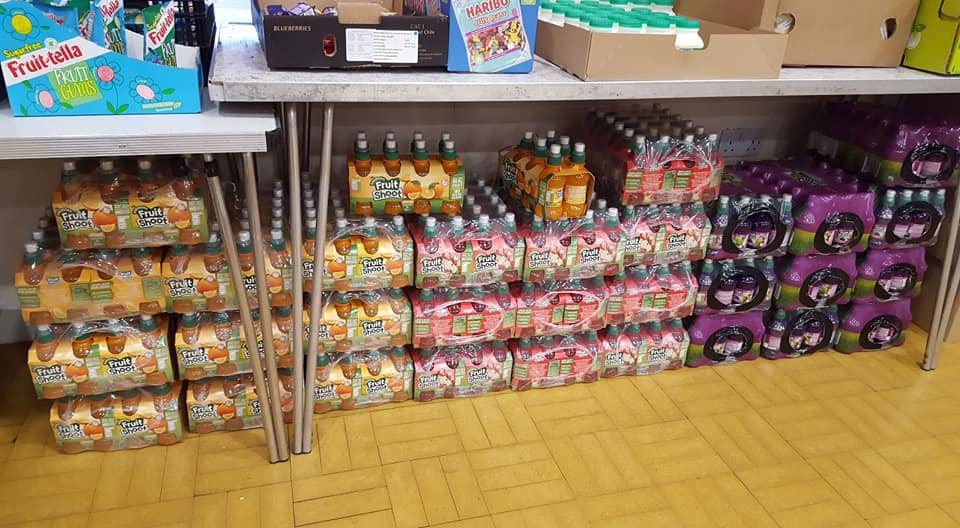 SCCcentre's tweet photo. Massive Thank You to Britvic Swinnow for your donation, to put in children's pack ups xx https://t.co/VrmBrylarT