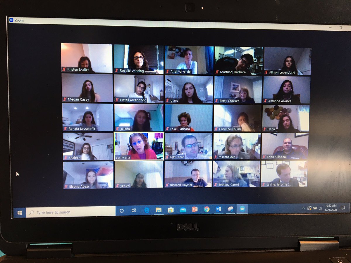 drrwinning's tweet photo. Three virtual classrooms filled with #morrisalliedhealth students learn about the impact of #Covid_19 directly from President Stephanie Schwartz and the Amazing @AtlanticHealth @ChiltonMedical Team! Thank you all! @pthsnation #peqpantherpride @MichaelPortas @RichHayzler https://t.co/cc2T1zglHj
