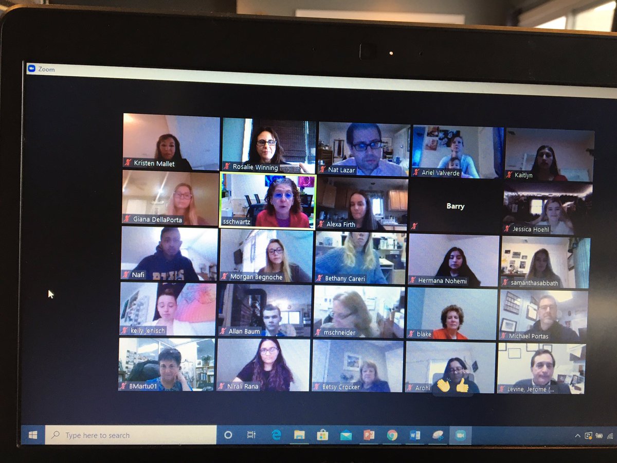 drrwinning's tweet photo. Three virtual classrooms filled with #morrisalliedhealth students learn about the impact of #Covid_19 directly from President Stephanie Schwartz and the Amazing @AtlanticHealth @ChiltonMedical Team! Thank you all! @pthsnation #peqpantherpride @MichaelPortas @RichHayzler https://t.co/cc2T1zglHj