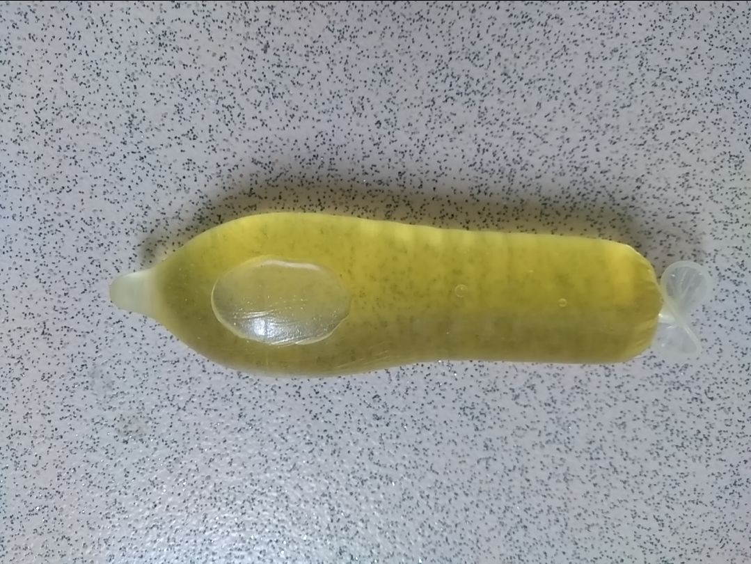 Been told to piss into a condom and tie it up see picture. Then either later tonight or tomorrow when I'm told him going to have to insert it into my hole and then plug myself to keep it in. Not been told how long I'll be plugged yet but what do you all think?