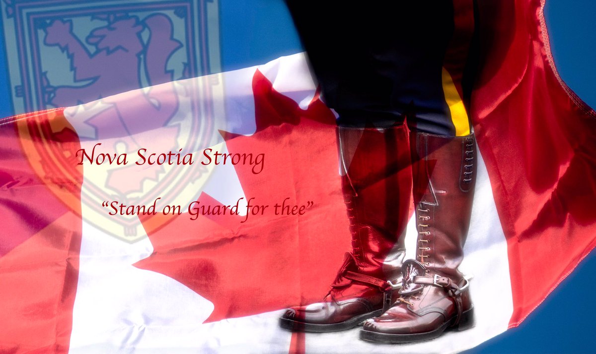 ericbar's tweet image. A composite I created to remember victims their families and first responders. #NovaScotiaStrong
