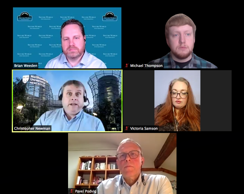 genejm29's tweet photo. Via .@SWFoundation - #RussianASATTest Q: On the emergence of Space Forces A: Newman Space Forces are administrative, On Treaty Solutions this is a broader space management solution, what are we looking to prohibit? Damping down security fears. https://t.co/65zmLqIB8Q