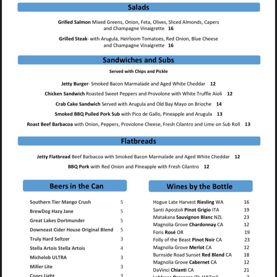 The Jetty will be open for carryout starting today from 4:30 pm - 7 pm. Enjoy the tastes of summer in the comfort of your home! Beer and wine selections are also available to-go. To place an order call 330-920-7544 or text your order to 330-520-8222. #TheJetty #CuyahogaFalls