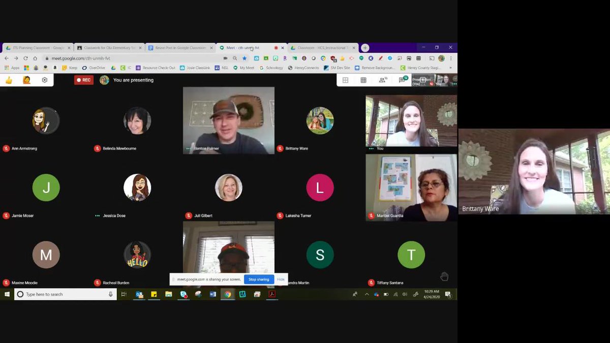 BrittanyWare12's tweet image. Another successful morning of virtual PD with our amazing HCS Ts learning to use Google Classroom to plan more efficiently with your grade level/team/department! @ITS_HCS are presenting all day! #RemarkableRemoteLearningHCS