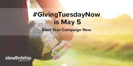 stewardshiptech's tweet photo. As a response to the unprecedented need caused by COVID-19, Giving Tuesday has launched #GivingTuesdayNow, a global day of unity to take place on May 5, 2020.

Click here to learn how your organization can get involved. https://t.co/OgHSC3dHFr https://t.co/BPn12AFpet