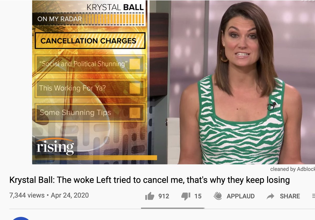 ok, let's clarify some things since im "this person" in this clip about "the woke left" (1) Being criticized is not a call to be "cancelled". No one I'm aware of attempted to "cancel" Ball. I'm not even sure I know what this means. Pure self-victimizing strawmaning