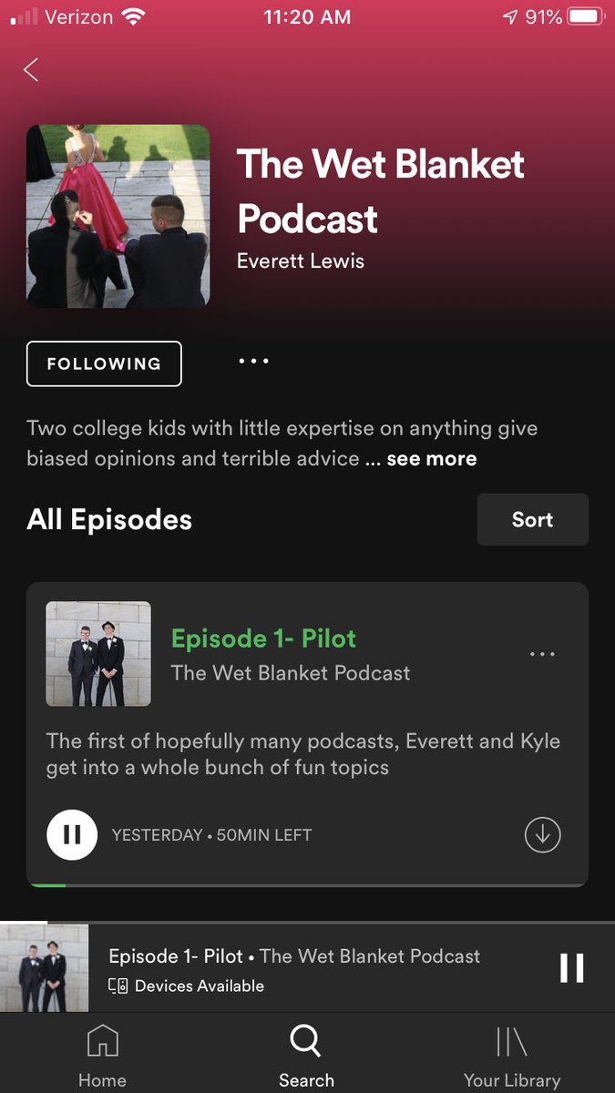 GrennanWill's tweet photo. Check out my boy @everettlewisiv and his podcast on Spotify. Super biased opinions and terrible advice🔥😈 https://t.co/EWhs0n0HmN