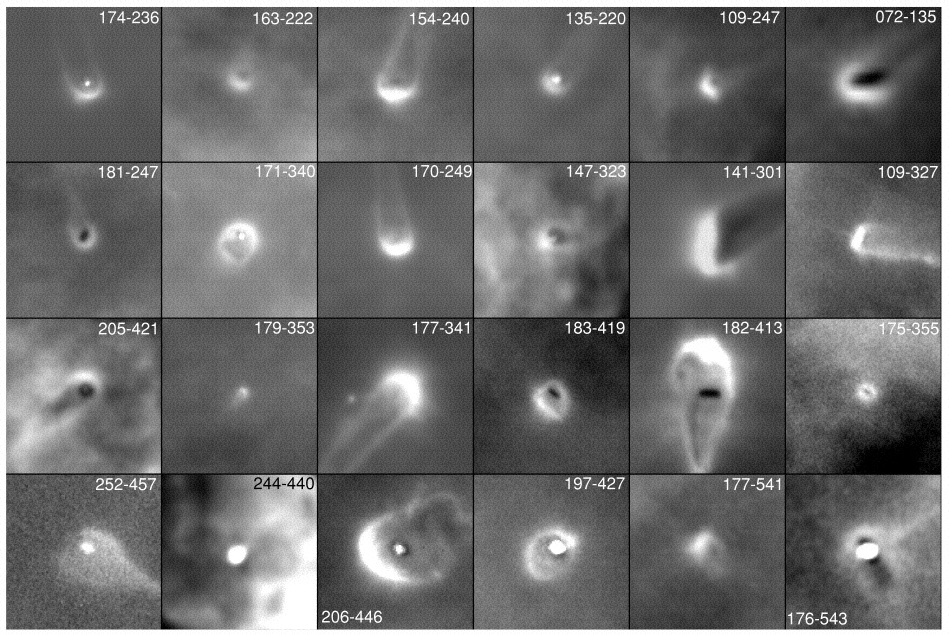We continued to collaborate on HST imaging of Orion, working with John Bally to discover more pure silhouette disks & other surrounded by envelopes of gas streaming away from the disk after being ionised by the massive stars in Orion. 23/ https://ui.adsabs.harvard.edu/abs/2000AJ....119.2919B/abstract